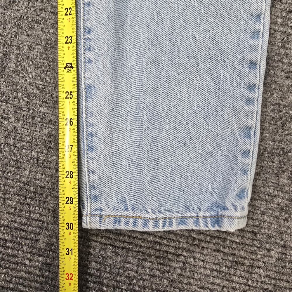 Levi's 501 Jeans Womens 26x30 Light Wash Distressed Straight Leg - Picture 8 of 9